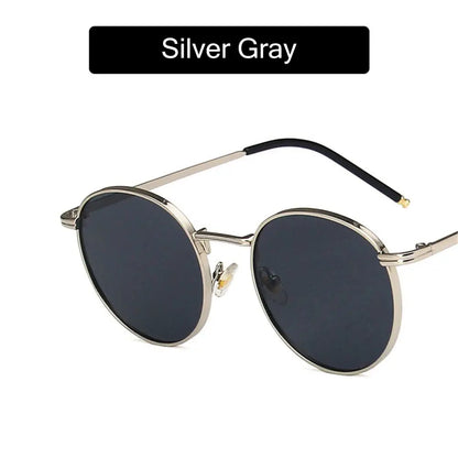 Hip Hop Metal Frame Fishing Women's Eyewear Women Men Sunglasses Round Sun Glasses Shades
