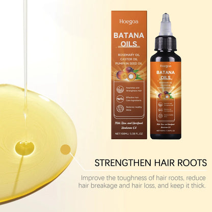 Batana Hair Oil Rosemary Hair Growth Scalp Care Oil Nourishes Hair Conditioning Follicle Strengthens Roots Anti Loss Repair Dry
