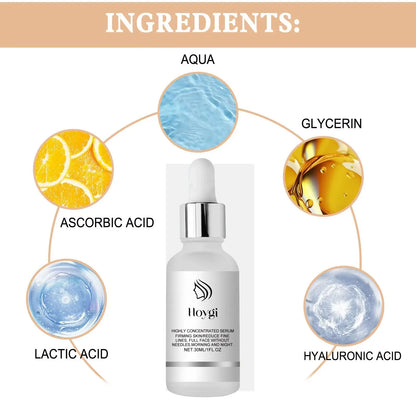 Remove Large Pores Serum Lactic Acid Facial Pore Shrinking Repairing Products Pore Minimizing Firming Smooth Korean Skin Care.