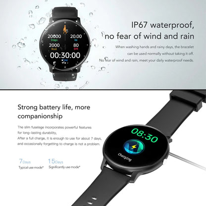 For Xiaomi Fashion Ladies Smart Watch Full Touch Screen HD Screen Health Monitoring Heart Rate Waterproof Bluetooth Call Watch