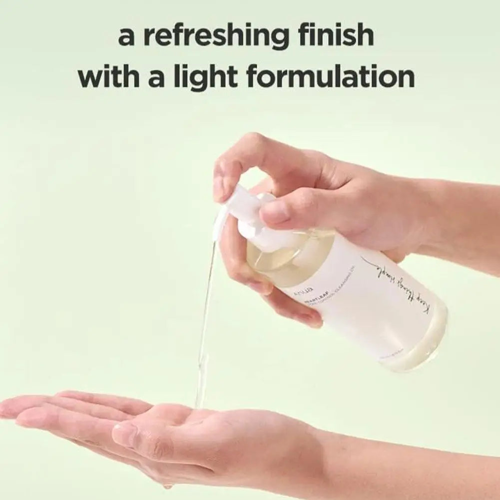 ANUA Heartleaf Pore Control Cleansing Oil Pore Control And Black Point Removal Facial Cleanser Ideal For Daily Use 200ml New