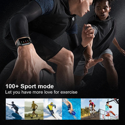 LIGE Smart Watch Men  Monitoring Sports Fitness Waterproof  Watch Man Woman Body Temperature Monitor SmartWatch 2024 New+Box