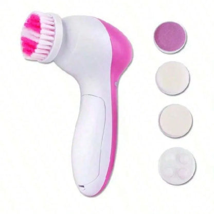 Ultrasonic Face Cleanser Tool, 5 in 1 Electric Skin Care Massager for Deep Pore Cleansing, Removing Dead Skin Cells