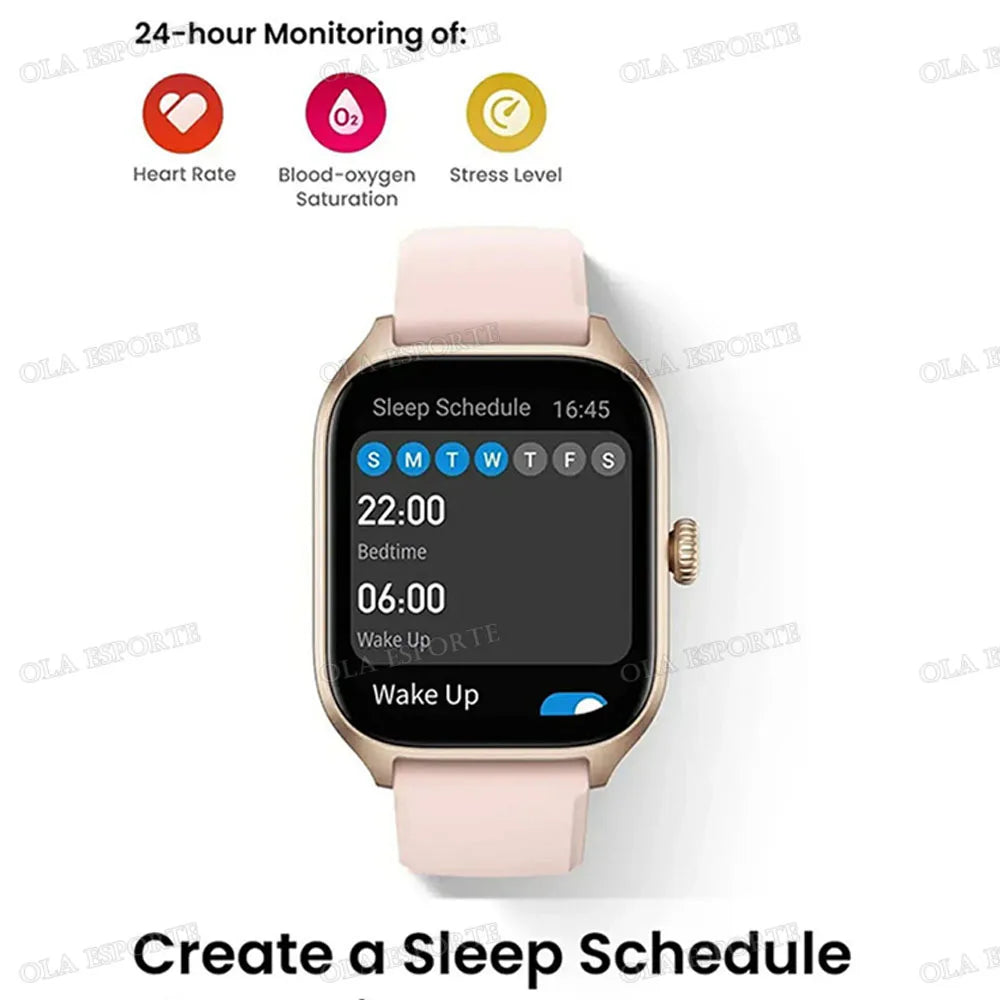 For Android IOS New Smart Watch Bluetooth Call Fitness Tracker Heart Rate Monitor Alarm Clock Outdoor Sports Monitoring Watches