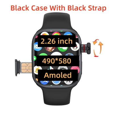 Original CD99 S16 S9 Smart Watch 2.26 inch Amoeld 8GB RAM AMOLED Wifi GPS 128GB ROM Position APP Download Smartwatch Men Women