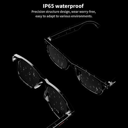 Smart Camera Glasses AI Voice Assistant Outdoor Sport Glasses Remote Shooting Open Ear Sound Mic and Speakers for IOS/Android