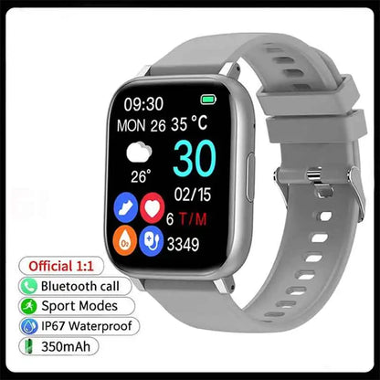 New SmartWatch 1.77" Big Color Screen Full Touch Custom Dial Smart Watch Bluetooth Call with App Support Smart Watch Women Men