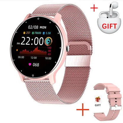 LIGE 2024 New Men Smart Watch Real-time Activity Tracker Heart Rate Monitor Sports Women Smart Watch Men Clock For Android IOS
