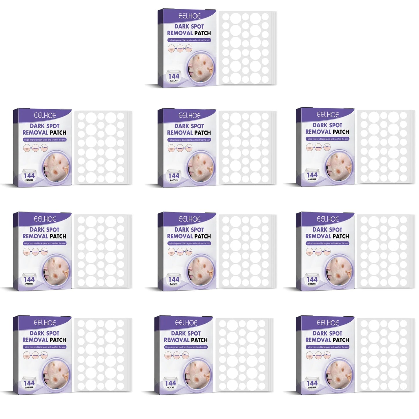 Dark Spot Correcting Patches Freckles Remover Brightening Fade Fade Dark Spots Lightening Melasma Facial Invisible Care Stickers