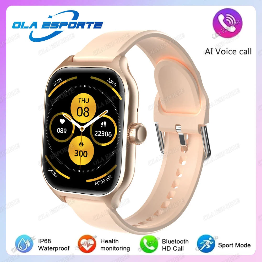 New Smart Watch Bluetooth Call Heart Rate Sleep Monitoring 100+ Sports Modes Pedometer IP68 Waterproof Smartwatch For Men Women
