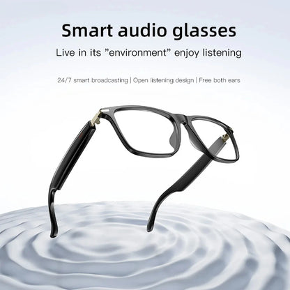 New M01 Smart Glasses Bluetooth Sunglasses AI Translation Blue Light Filter Polarized Lenses Open Music Holiday Gift