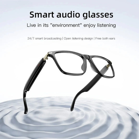 New M01 Smart Glasses Bluetooth Sunglasses AI Translation Blue Light Filter Polarized Lenses Open Music Holiday Gift