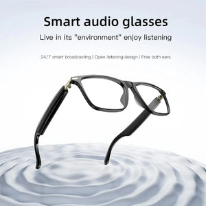 New M01 Smart Glasses Bluetooth Sunglasses AI Translation Blue Light Filter Polarized Lenses Open Music Holiday Gift