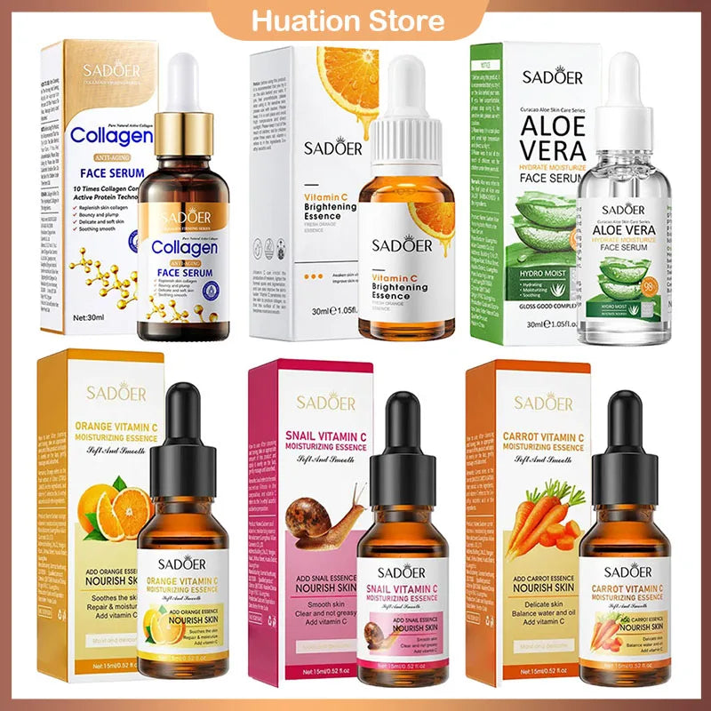 Vitamin C Facial Essence Aloe Vera Moisturizing Essence Face Serum Hyaluronic Acid Nourish Skin Tone Skin Care Collagen Serum