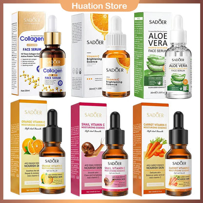 Vitamin C Facial Essence Aloe Vera Moisturizing Essence Face Serum Hyaluronic Acid Nourish Skin Tone Skin Care Collagen Serum