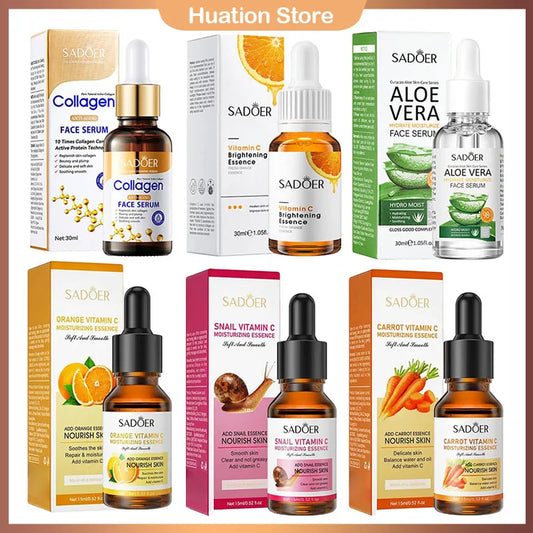 Vitamin C Facial Essence Aloe Vera Moisturizing Essence Face Serum Hyaluronic Acid Nourish Skin Tone Skin Care Collagen Serum