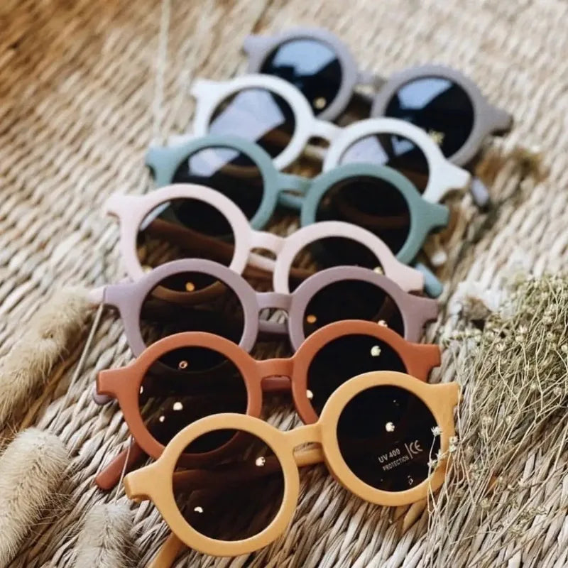 Children's Sunglasses Parent-child Frosted Glasses New Decorative Runway Shades for 1-8 Year Olds Trendy Children's Sunglasses