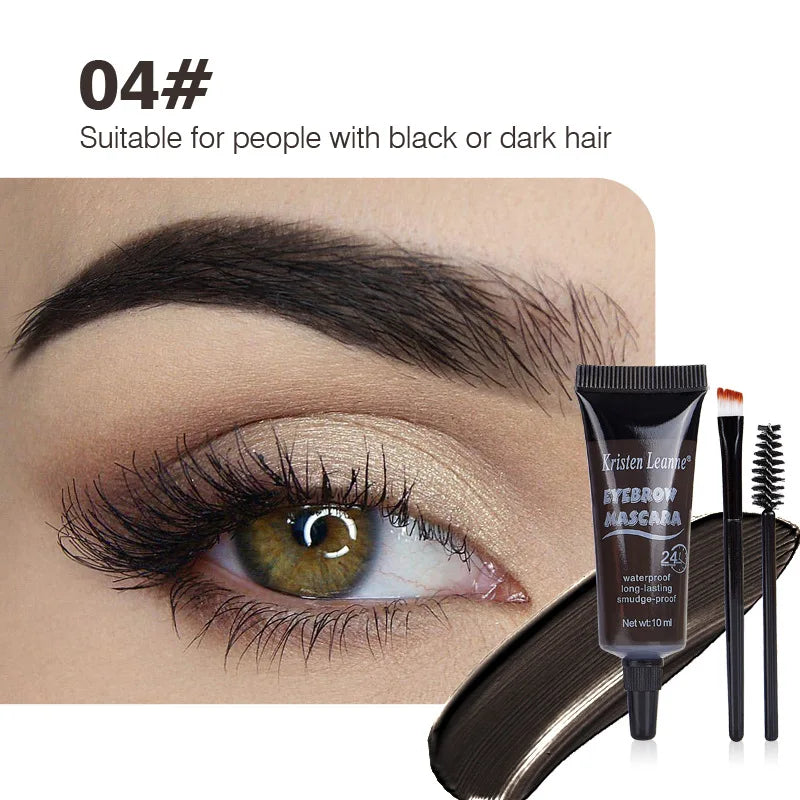 Waterproof Peel Off Eyebrow Gel Semi-Permanent Matte Eye Brow Tattoo Tint Dye Eyebrow Enhancer Cream Make Up Cosmetics화장품