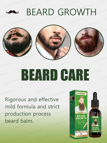 The most effective beard growth essence in 2025, grow a thick beard in 7 days. Chest hair, leg hair, beard and hair growth
