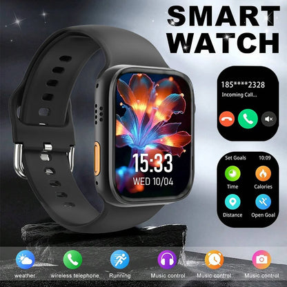 2.01" Large Screen Smart Watch (Unisex) – Calls, Alerts, Fitness, Camera Control, Music, Weather & More Modes. Ultra Value, A Mu