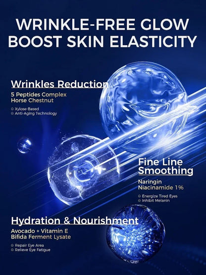 Expressions Wrinkle Free Eye Cream Anti-Aging Retinol Eye Serum for Dark Circles and Bags Best Eye Cream for Wrinkles