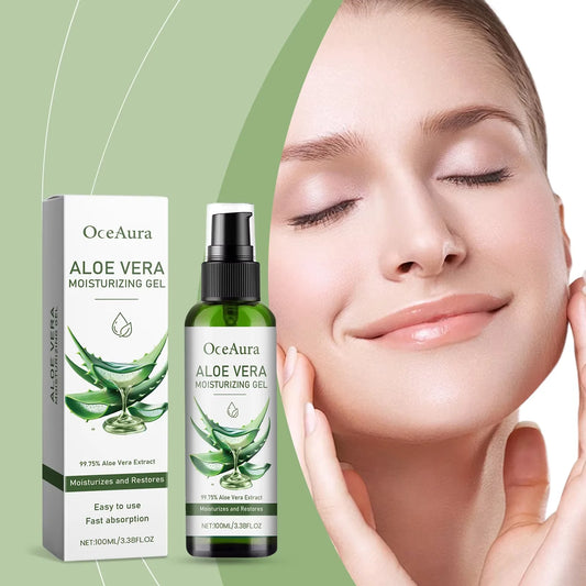 Aloe Vera Gel Pore Shrinking Oil Control Ance Remover Moisturizing Brighten Anti-Aging Facial Essence Beauty Skin Care Products