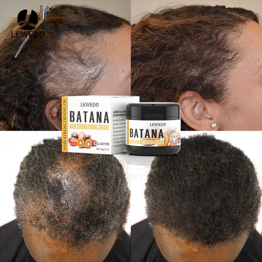 LEWEDO Raw Batana Grease For Hair Growth 20g Anti Hair Loss Oil Deep Nourishes Repair Damaged Mask For Hair Growth Treatment