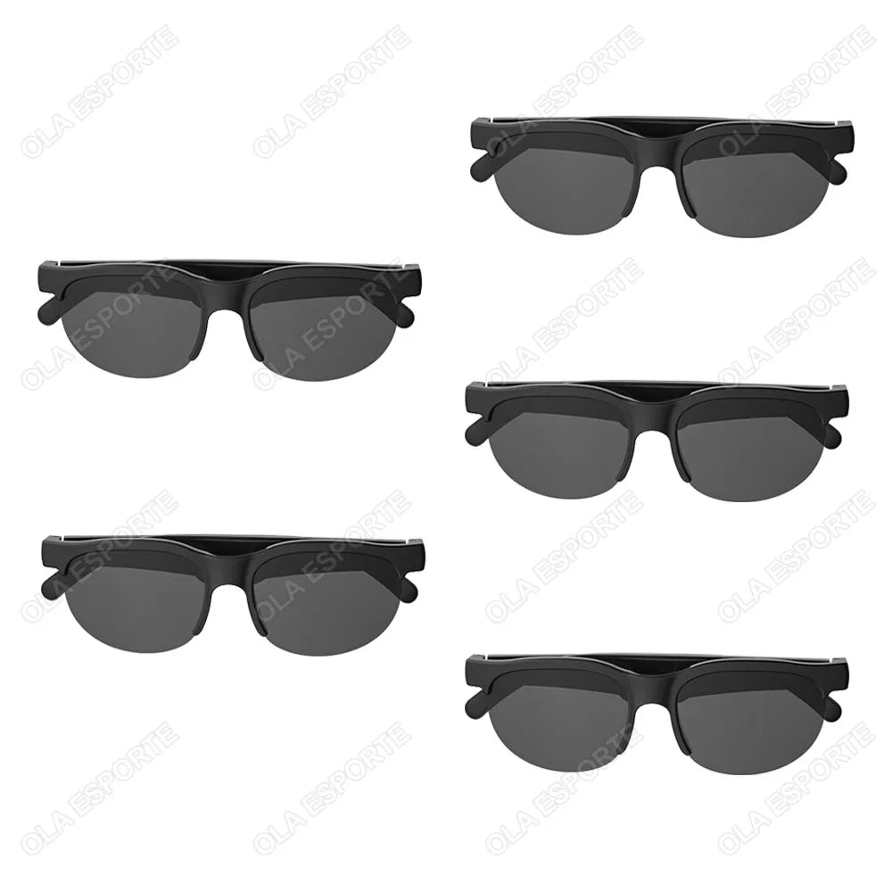 New Smart Glasses Men Bluetooth 5.3 Earphones Anti-Blu-ray Stereo headset Dual Speaker Touch Music Control Headphone Sunglasses