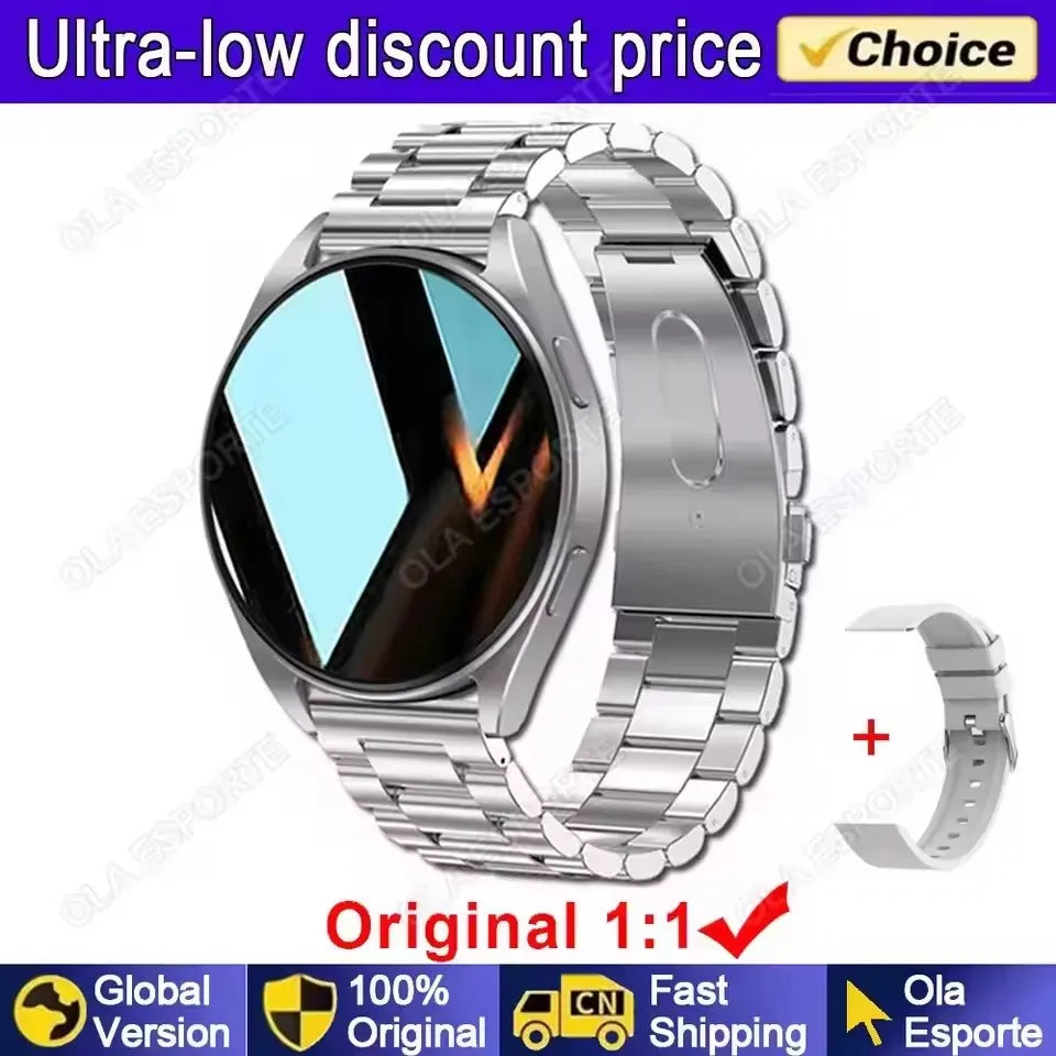Men Women Health Smart Watch AMOLED Screen Voice Call Smartwatch All-day Heart Rate Monitoring Fashion Waterproof Sports Watches
