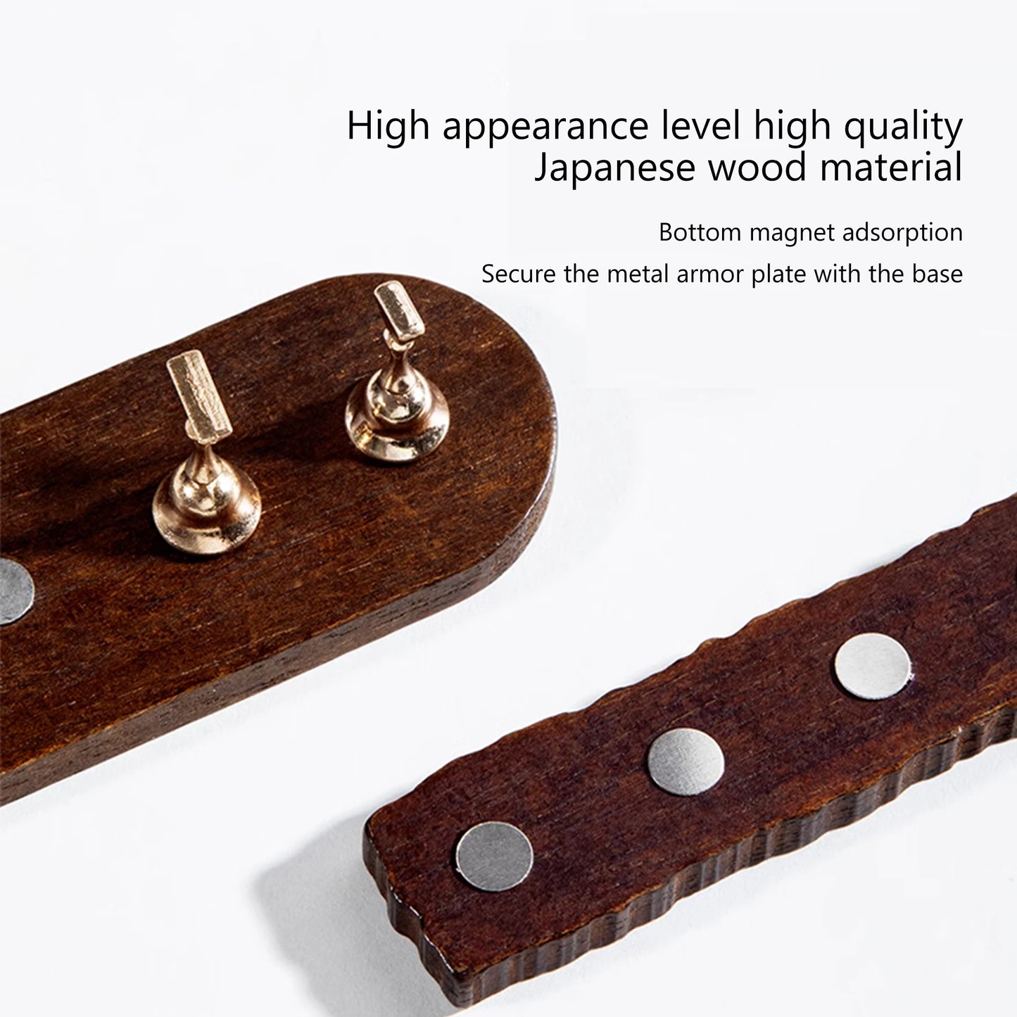 RS NAIL Wooden Nail Practice Stand False Nail Tip Display Base Holder Gel Polish Exercise Showing Shelf Manicure Supplies Set