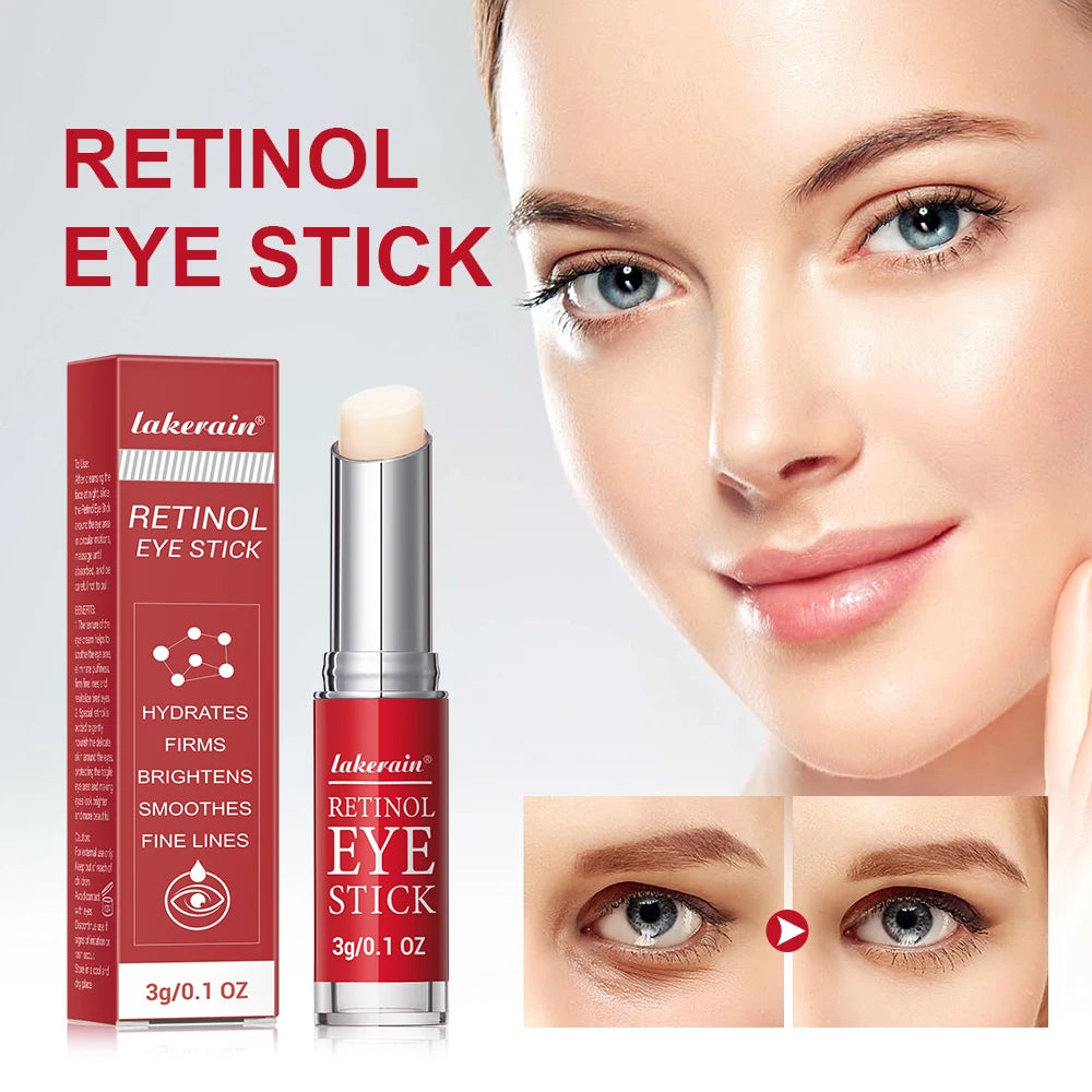 Retinol Eye Cream Lightening Dark Circles Firming Skin Instant Eye Repair Serum Moisturizing Nourishing Korean Eye Care Stick