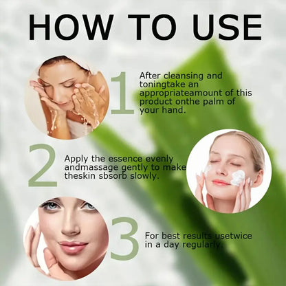 45g Aloe Vera Facial Firming Cream, Natural Aloe Vera Essence, Gentle and Skin Friendly, Effectively Diminishes Fine Lines, Firms Skin, Moisturizes Skin,