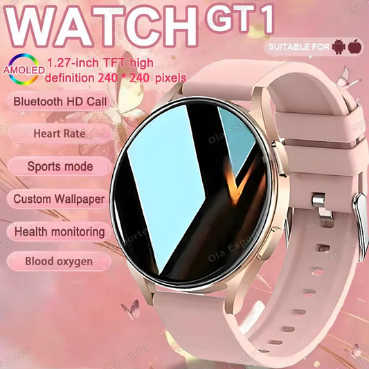 Bluetooth Call Smart Watch 2025 1.39‘’ Inch 240*240 Custom Dials Health Monitor Watch 6 Sports Smartwatch Men Women Android IOS