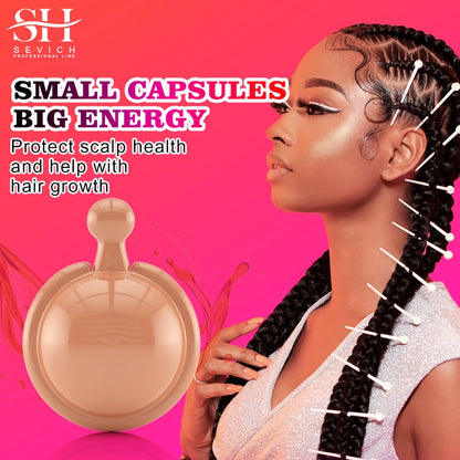 New Hair Care Capsule Chebe Hair Growht Capsule Repair Damaged Hair Essential Oil Anti Breaking Hair Mask Anti Hair Loss Product