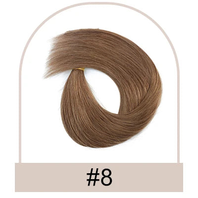 Nano Ring Micro Bead Loop Human Hair Extention 100% Real Remy Hair Natural Machine Made Straight Keratin Capsules Microring Hair