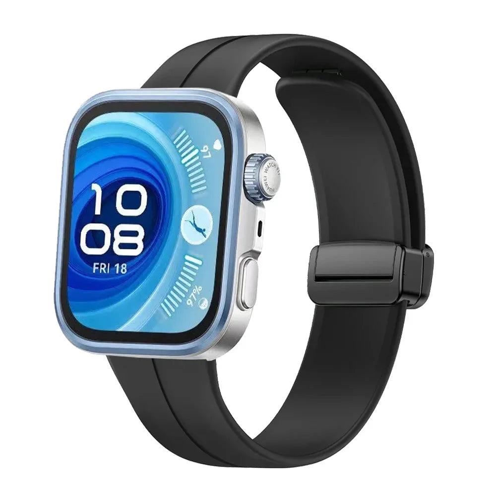 Silicone Strap for Huawei Watch Fit 4 3 Smartwatch Magnetic Comfortable Breathable Wristband Huawei Watch Fit 4 Pro Accessories