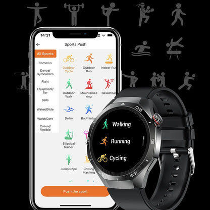 2025 NEW Watch GT5 PRO Smartwatch GPS Motion Trajectory HD Screen Bluetooth Call NFC Men Smart Watch Outdoor Sport Watches Men