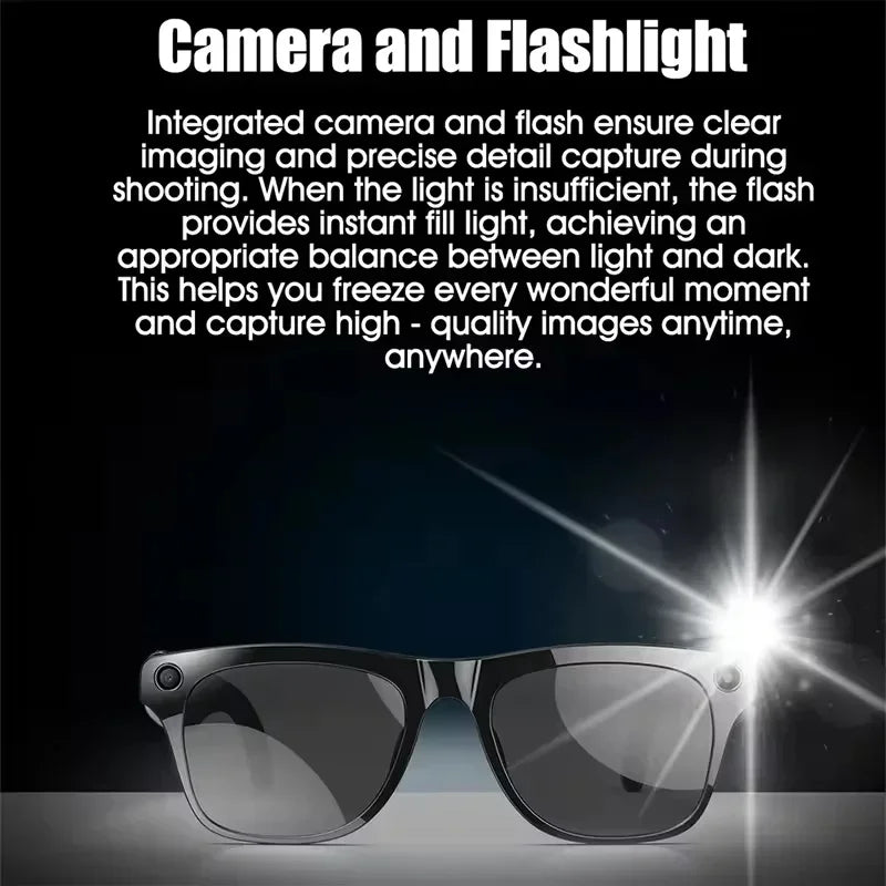 Xiaomi 6K HD AI Smart Glasses Chat 260Mah Battery Voice Assistant Control GPT 100MP Camera Bluetooth Call  Smart Glasses 2025