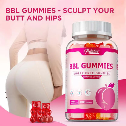 BBL Gummies - Sculpt Your Butt and Hips, Big Butt, Manage Body Shape, Improve Appearance, Increase Confidence