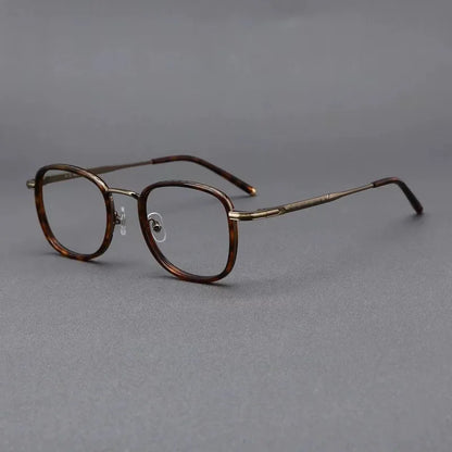 New Myopic Prescription Glasses Frame Women Men Art Metal Optical Eyeglass Frame INS Fashion Retro Anti Blue Light Eyewear