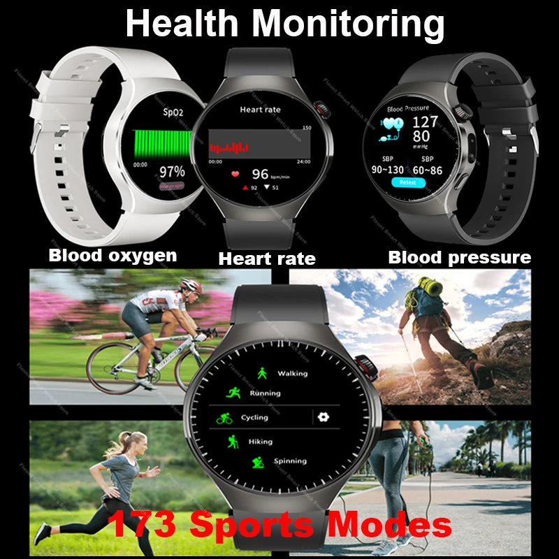 Original For Huawei Watch 5 Smartwatch 2025 Sensor Window AMOLED 4G ROM NFC Compass Clock Bluetooth Call Smart Watch Men Women