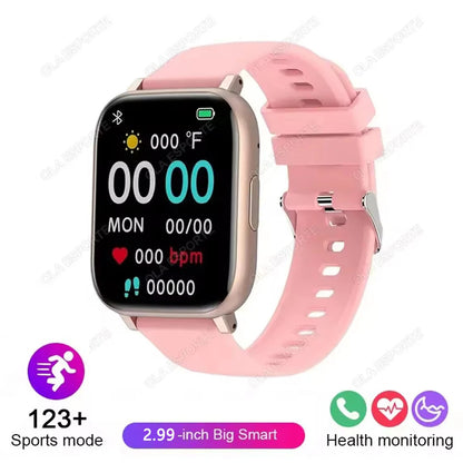 Women Sports Watches All-day Heart Rate Monitoring NFC Health Smartwatch AI Voice HD Bluetooth Call Fitness Clock Sports Watches