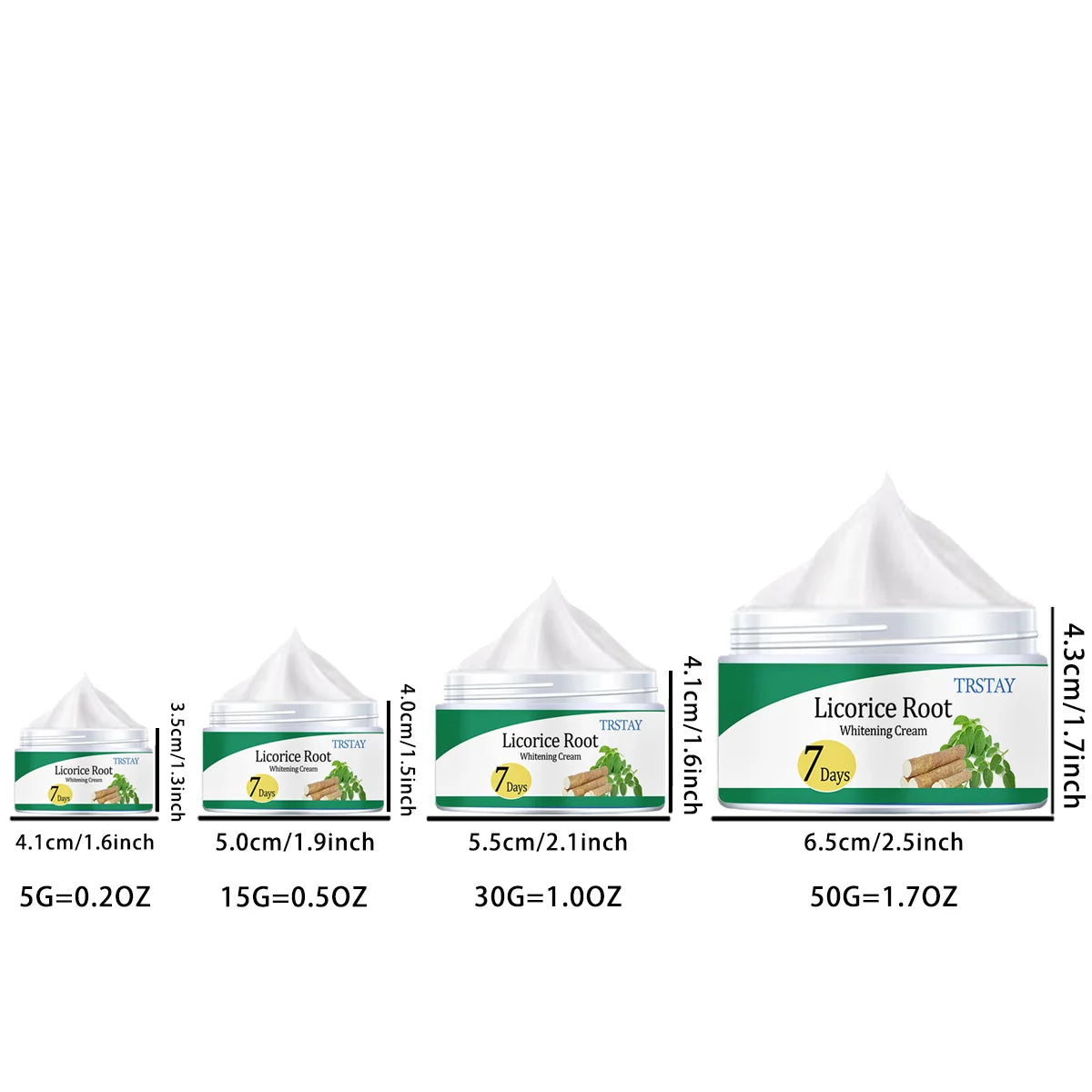 TRSTAY Licorice Moisturizing Cream brightens skin tone and improves complexion