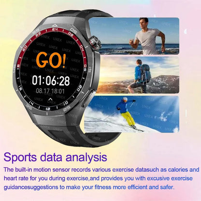 Business Watch Pro Smart Watch 1.52 HD Full Screen GPS Tracker Wireless Call Health Tracker Christmas Gift Smartwatch Men Women