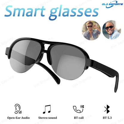 New Camera Smart Music Women Men Sports Sunglasses Headphones Wireless Bluetooth Talking Headset HIFI Audio Bluetooth Glasses