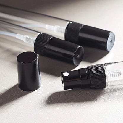 50PCS  2/3/5/10ml refillable glass spray bottles with 4 free accessories cosmetic containers  perfume