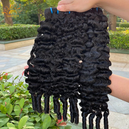 Burmese Curly Bundles 100% Human Hair Bundles Raw Unprocessed Weaving Human Hair Extensions Pix Curly Bundles 15A Original Hair