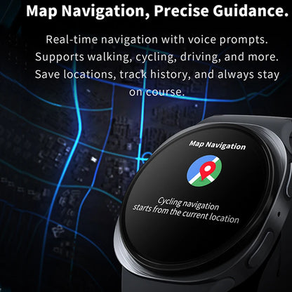 2025 New Watch 8 Mini GPS Track Smart Watch Men Women Map Navigation Bluetooth Call NFC IP68 Waterproof Compass Sport Smartwatch