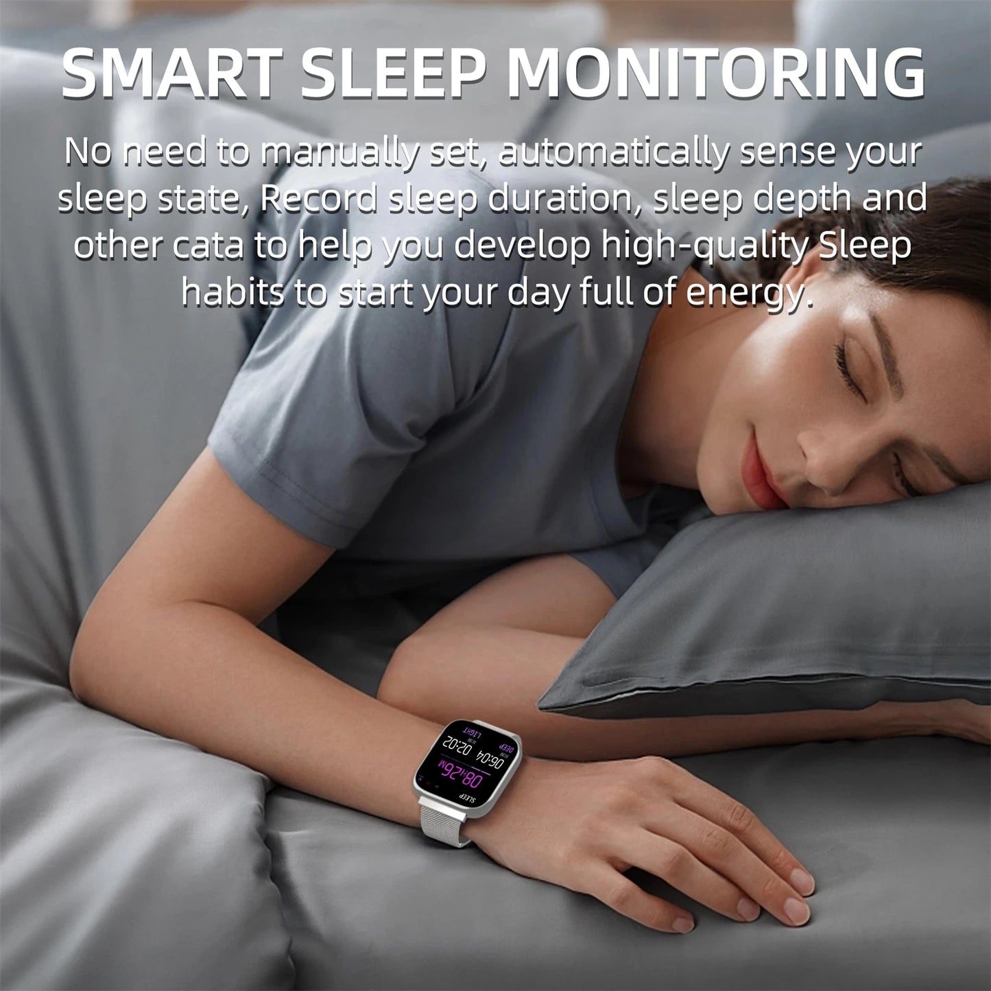 1.4 Inch Smart Watch For Women Heart Rate Blood Pressure Sleep Monitoring Multi Sport Modes Smart Notification Ladies Smartwatch