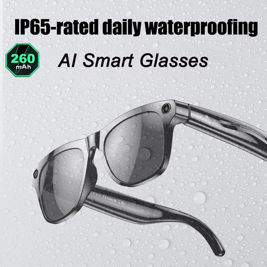 1080 AI Smart Glasses GPT 100mp Multifunctional HD Camera Chat Bluetooth Call Voice Music Assistant AI Translation Smart Glasses